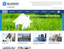 Tablet Screenshot of bluehive.com.au
